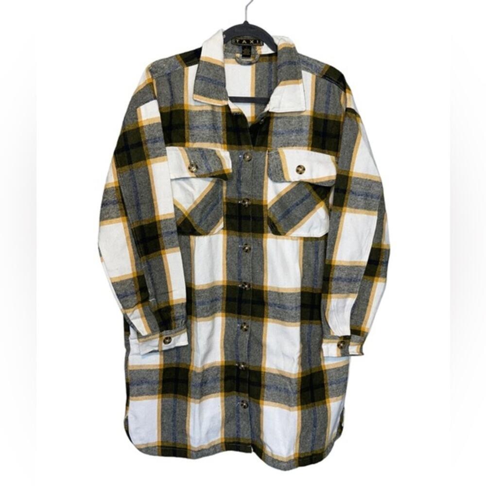 Brushed Flannel Heavyweight Button Down Flannel S… - image 1